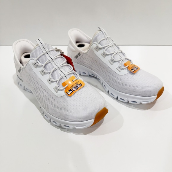 Skechers Glide-Step Tranquility Hands Free Slip-ins Sneakers White 5.5 Wide NEW - Picture 10 of 12